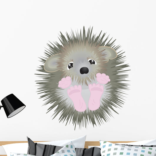 Cute Little Hedgehog Vector