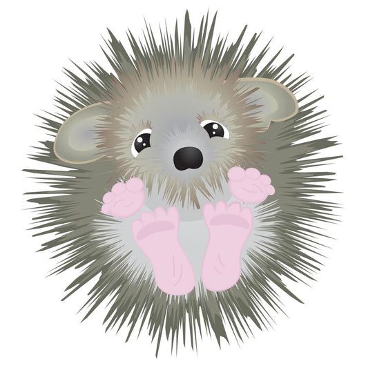 Cute Little Hedgehog Vector