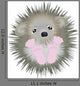 Cute Little Hedgehog Vector