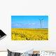 Windmill Yellow Meadow Wall Decal