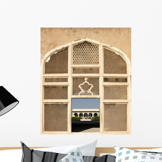 Handcrafted Marble Mesh Window