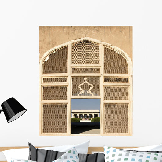 Handcrafted Marble Mesh Window