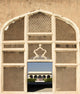 Handcrafted Marble Mesh Window