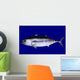Bluefin Tuna Blue Wall Mural