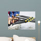 Close up of men's rowing team Wall Mural