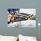 Close up of men's rowing team Wall Mural