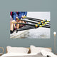 Close up of men's rowing team Wall Mural