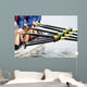 Close up of men's rowing team Wall Mural