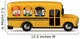 Kids Riding School Bus Wall Decal
