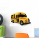 3D Render School Bus Wall Decal