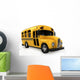 3D Render School Bus Wall Decal