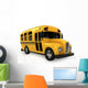 3D Render School Bus Wall Decal