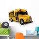 3D Render School Bus Wall Decal