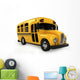 3D Render School Bus Wall Decal