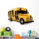 3D Render School Bus Wall Decal