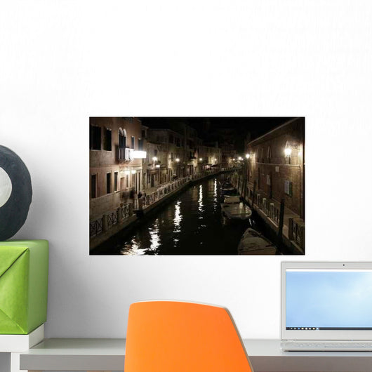 Venedig Bei Nacht Wall Decal