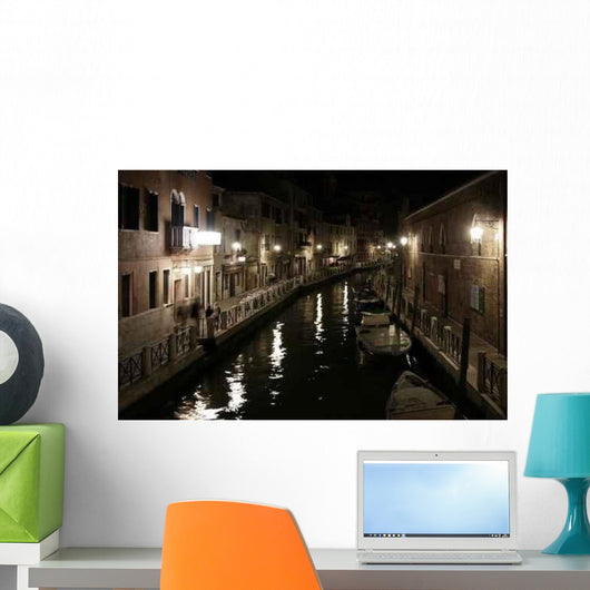 Venedig Bei Nacht Wall Decal
