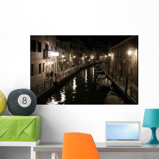 Venedig Bei Nacht Wall Decal