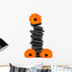steinsäule mit ringelblume Wall Decal