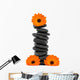 steinsäule mit ringelblume Wall Decal