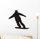 Snowboarder Silhouette Wall Decal