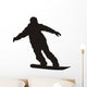 Snowboarder Silhouette Wall Decal