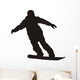 Snowboarder Silhouette Wall Decal