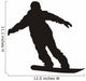 Snowboarder Silhouette Wall Decal