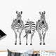 Zebras Wall Decal
