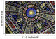 Colorful Stained Glass with Angels and Lions Wall Mural