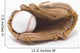 Baseball and Baseball Glove Wall Decal