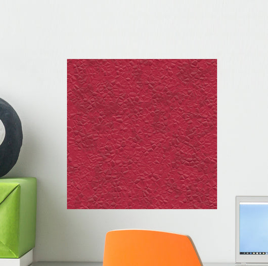 Red Leather Wall Mural