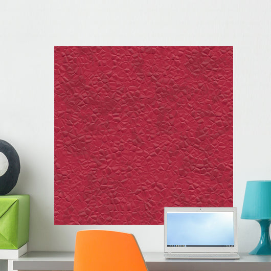 Red Leather Wall Mural