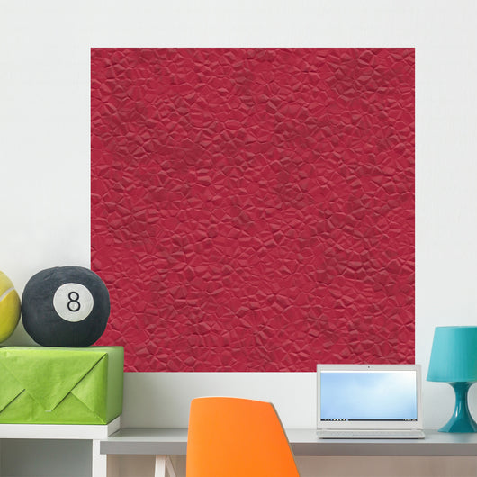 Red Leather Wall Mural