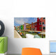 Burano island venice italy Wall Mural