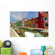Burano island venice italy Wall Mural