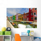 Burano island venice italy Wall Mural