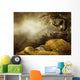 Dragon fantasy scenery and the mountain of gold Wall Mural