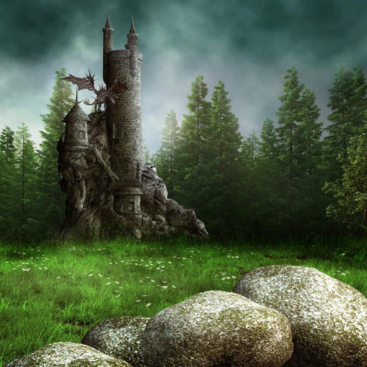 Fantasy Castle Forest – Wallmonkeys