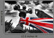 Big Ben with colorful flag of England, London, UK Wall Mural