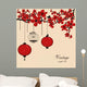 Floral with Chinese Lanterns