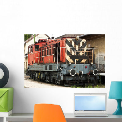 Old Train Station shown on a wall