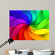 Colorful Abstract Windmill Pattern Background Wall Mural