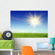Landscape with Grass and Wall Mural