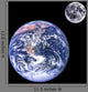 Moon and Earth Wall Mural