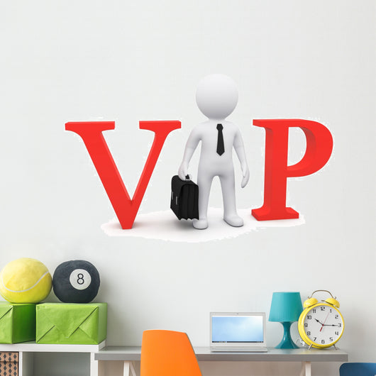 Vip Person Wall Decal