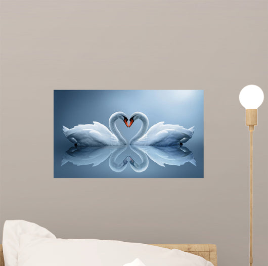swans Wall Mural