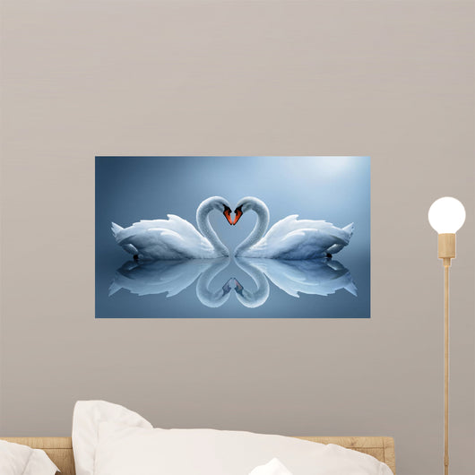 swans Wall Mural