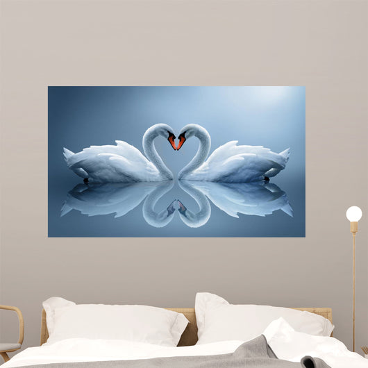 swans Wall Mural