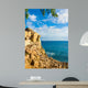 Beach Ocean Stones Wall Mural